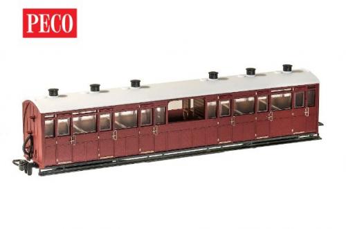 GR-450U Peco OO-9 Obervation Coach Unlettered Indian Red